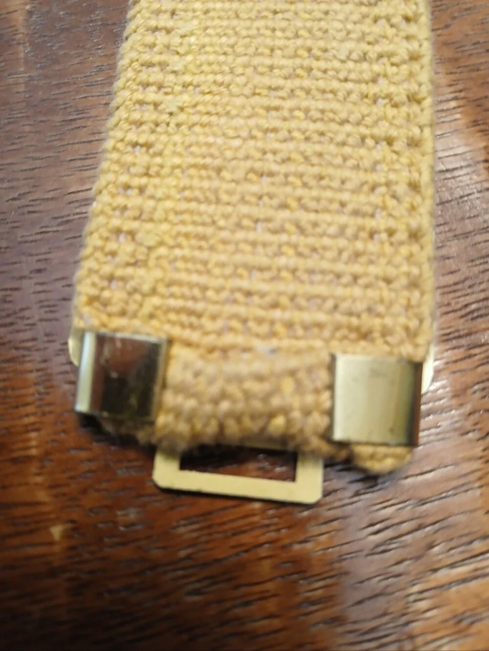 Vintage Snakescale Gold Tone Stretch Belt - Picture 8 of 8
